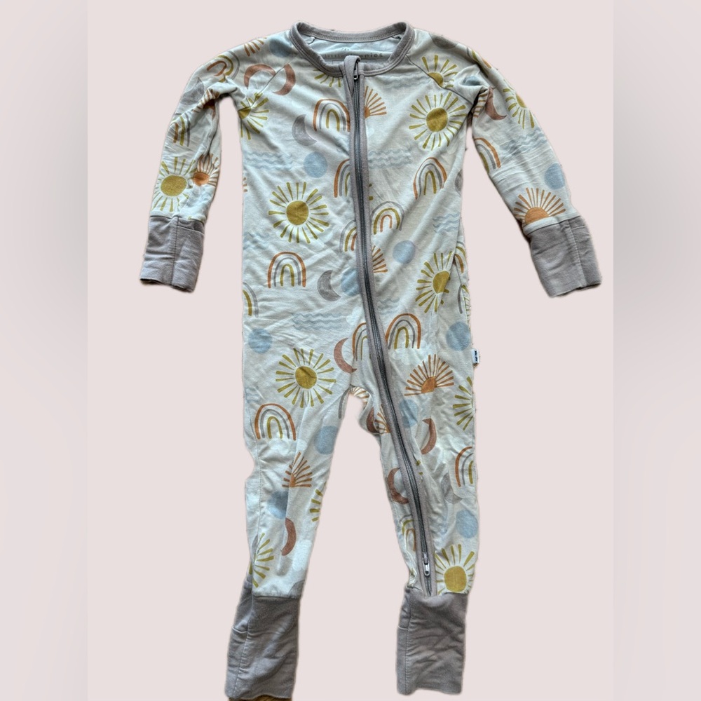 Little Sleepies 6-12 months desert sunrise zippie